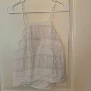 White tank top blouse